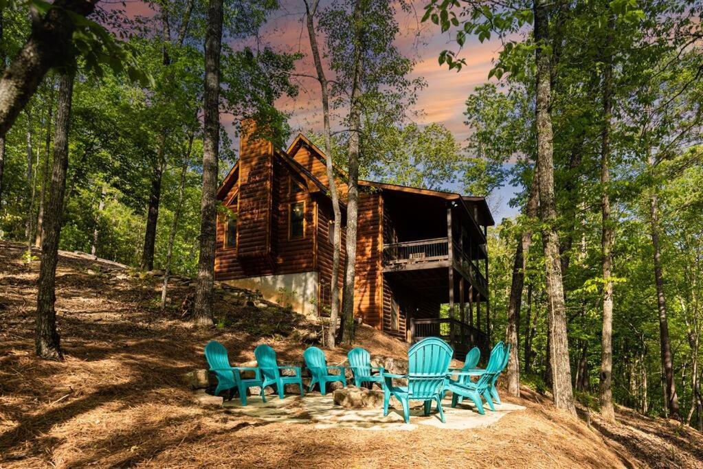 Luxe Family Cabin 8 Min To Downtown Блу-Ридж Экстерьер фото